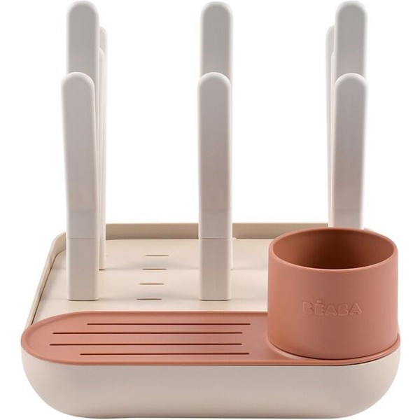 Béaba - Egoutte biberon Forest - Egouttoir - Modulable - Terracotta