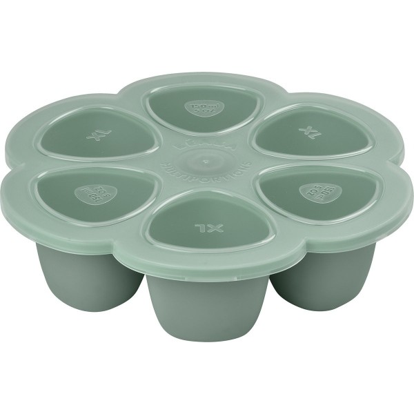 Béaba - Multiportions en silicone - 6x150 ml - Vert