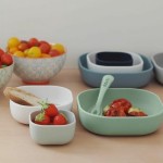 Béaba Set de Bols Silicone Vert Sauge/Coton/Vert Brumeux Béaba Set de Bols Silicone Vert Sauge/Coton/Vert Brumeux