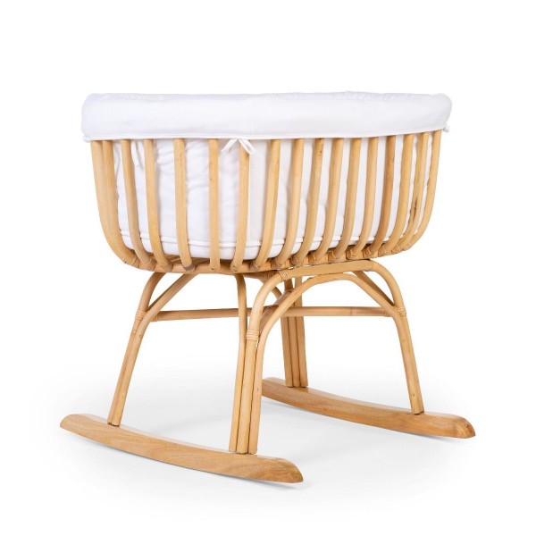 Childhome Berceau Rotin avec pieds à bascule
