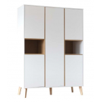 Pericles Style Blanc Armoire 5 portes