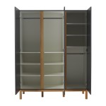 Quax Indigo Armoire 3 Portes - Moonshadow