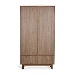 Quax Armoire Kyo 2 Portes - Walnut