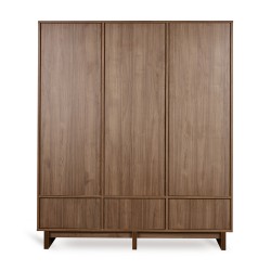 Quax Armoire Kyo XL 3 Portes - Walnut