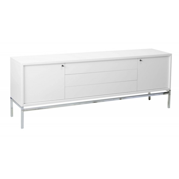 Quax Buffet Stretto Blanc Chrome