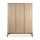Quax Ashi Honey Ash Armoire 3 portes