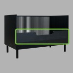 Quax Hai No Ki - Noire - Barrière de Lit - Lit 70x140 cm