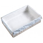 Quax - Housse pour Grand panier pour meuble de bain - Nuages