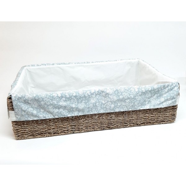 Quax - Housse pour Grand panier pour meuble de bain - Nuages