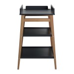 Quax Table à langer Hip Noir-Natural