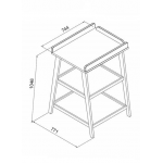 Pericles Table A Langer June - Noir