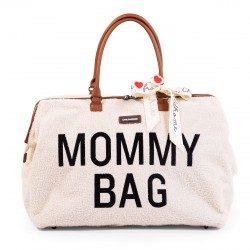 Childhome Mommy Bag Sac à langer - Teddy Ecru