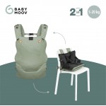 Babymoov Porte-Bébé Physiologique Moov & Boost - Sage Green