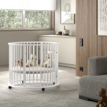 Jaxx Parc Bébé Rond DINO Ø 90 cm - White