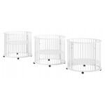 Jaxx Parc Bébé Rond DINO Ø 90 cm - White