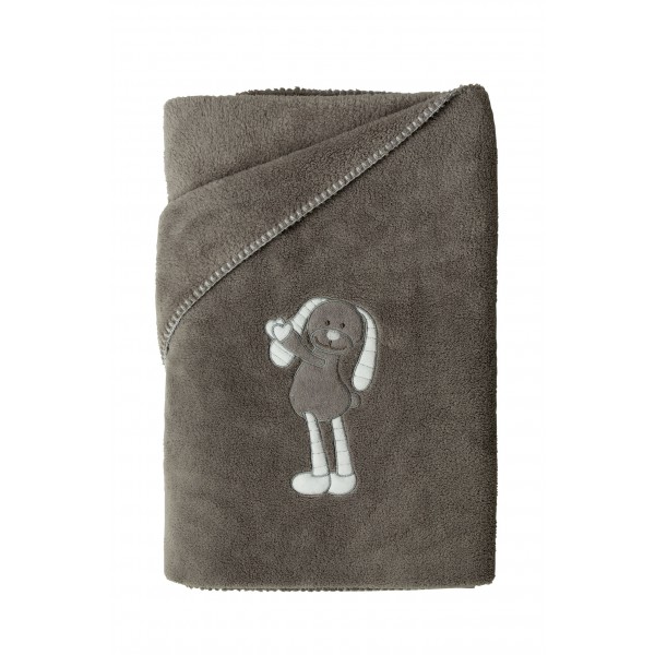 Pericles - Vaco Couverture Happy Grey pour Lit - 100x150  cm