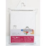 Hé Baby - Drap Housse pour Lit Bébé - 60x120 cm - Jersey - Blanc