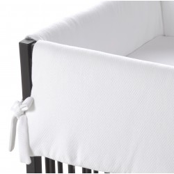 Di Baby - Set de textile pour parc Solange Blanc - 2 pièces