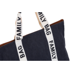 Childhome Family Bag Bag Sac à langer - Signature Canvas Black