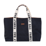 Childhome Family Bag Bag Sac à langer - Signature Canvas Black