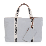 Childhome Family Bag Bag Sac à langer - Signature Canvas Ecru