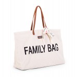 Childhome Family Bag Bag Sac à langer - Teddy Ecru