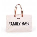 Childhome Family Bag Bag Sac à langer - Teddy Ecru