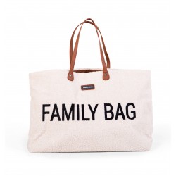 Childhome Family Bag Bag Sac à langer - Teddy Ecru