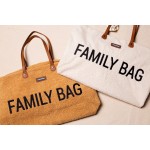 Childhome Family Bag Bag Sac à langer - Teddy Ecru