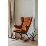 Quax rocking adult chair de luxe - terra