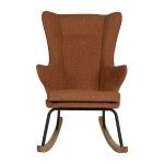 Quax rocking adult chair de luxe - terra