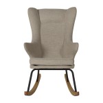 Quax rocking adult chair de luxe - clay
