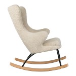 Quax rocking adult chair de luxe - Sheep (Teddy Ecru)