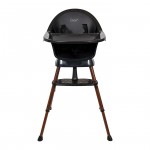 Quax - Chaise haute Ultimo 3 en 1 - Black/Walnut