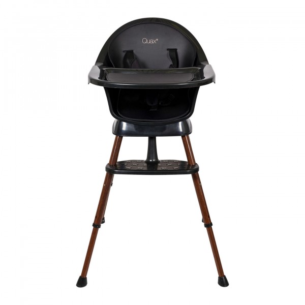 Quax - Chaise haute Ultimo 3 en 1 - Black/Walnut