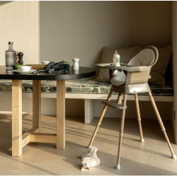 Quax - Chaise haute Ultimo 3 en 1 - Thym/Natural