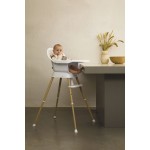 Quax - Chaise haute Ultimo 3 en 1 - White/Natural