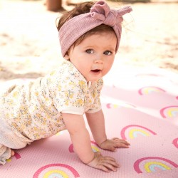 Tapis de Jeu Vinyle Pink Rainbow Comfy Little Gem (100x140 cm)