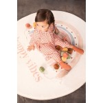 Little Gem Cozy Tapis de Jeu Bébé Happy Vibes Ø 120 cm