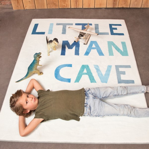 Little Gem Cozy Tapis de Jeu Bébé Little Man Cave 125x165 cm