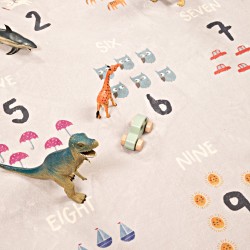Little Gem Cozy Tapis de Jeu Bébé Numbers 125x165 cm
