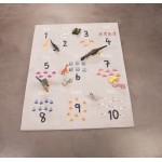 Little Gem Cozy Tapis de Jeu Bébé Numbers 125x165 cm