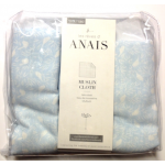 Les Rêves d'Anaïs Blue Birds tissu de mousseline 55x55 cm