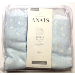 Les Rêves d'Anaïs Blue Birds tissu de mousseline 55x55 cm