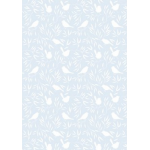 Les Rêves d'Anaïs Blue Birds tissu de mousseline 55x55 cm